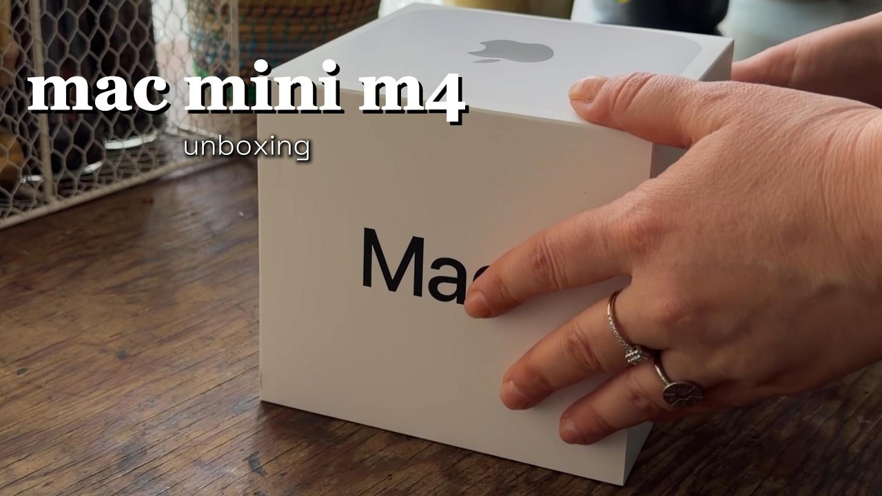 Mac Mini M4 Unboxing ASMR - YouTube