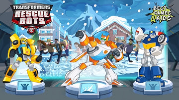 Transformers Rescue Bots: Disaster Dash - Hero Run #3 | Snowy City! By Budge Studios