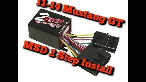 How to Install MSD 2 Step Rev Limiter 2011-2014 Ford Mustang GT Coyote