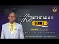 Sunday Service 10 January 2021 'Apostle T.F Chiwenga' (The Nehemiah Series Part 1)