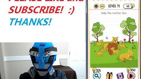 BRAIN TEST LEVEL 71 WALKTHROUGH WITH ANSWERS