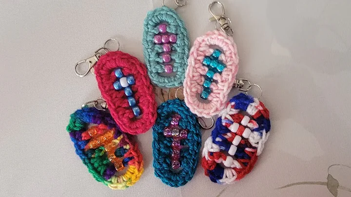 Learn How to Crochet a Fidget Cross Keychain