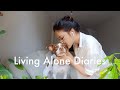 Living Alone Diaries | A casual week in my life as a homebody, cute home decor, city life!