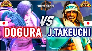 SF6 🔥 Dogura (Ed) vs John Takeuchi (Rashid) 🔥 SF6 High Level Gameplay