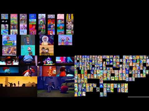 4 Created AAO Videos Playing At Once 23 4 созданных видео ВС сразу 23