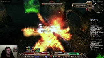 [HC] Grim Dawn - Pierce Blademaster vs Lokarr (first fight)