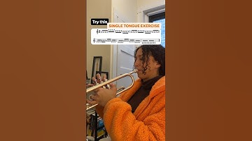 Here’s a new single tongue exercise for you to try in your next practice session #trumpet