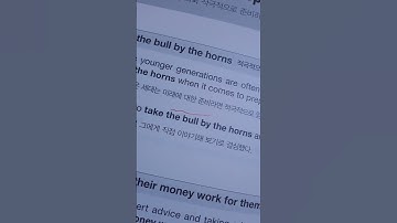 take the bull by the horns