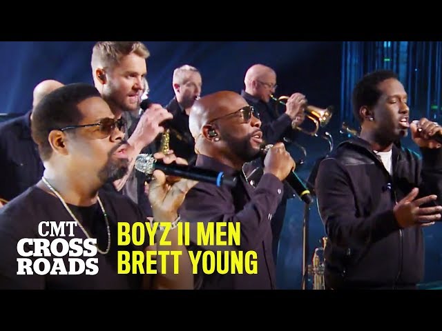 'In Case You Didn't Know' Boyz II Men u0026 Brett Young | CMT Crossroads class=