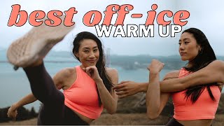 10 Minute Off-Ice Skating Warm Up Routine || Coach Michelle Hong