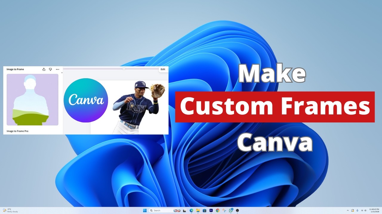 How to Make Custom Frames in Canva - YouTube
