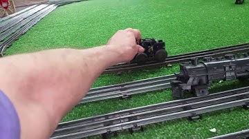 MARX 400 / EBAY $ 12 / SINGLE REDUCTION MOTOR /  FRONT WHEEL REPLACED / RUNNING LIKE NEW