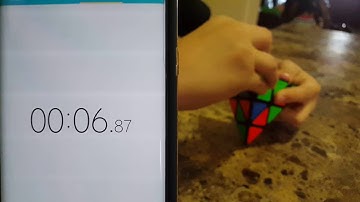 Pyramix Rubix Cube Solved in 19 seconds