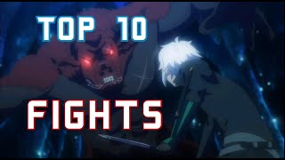 Danmachi Top 10 Fights