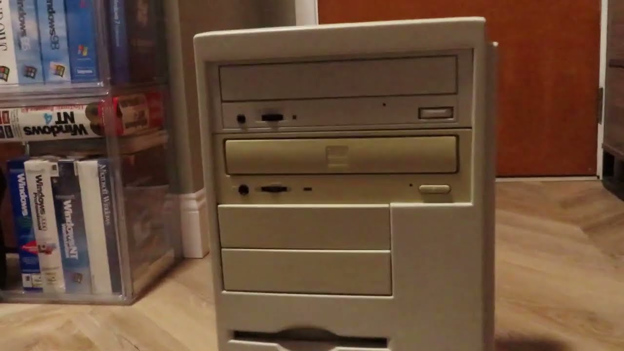 Review of the vintage 1999 Dell Dimension XPS T500 - YouTube