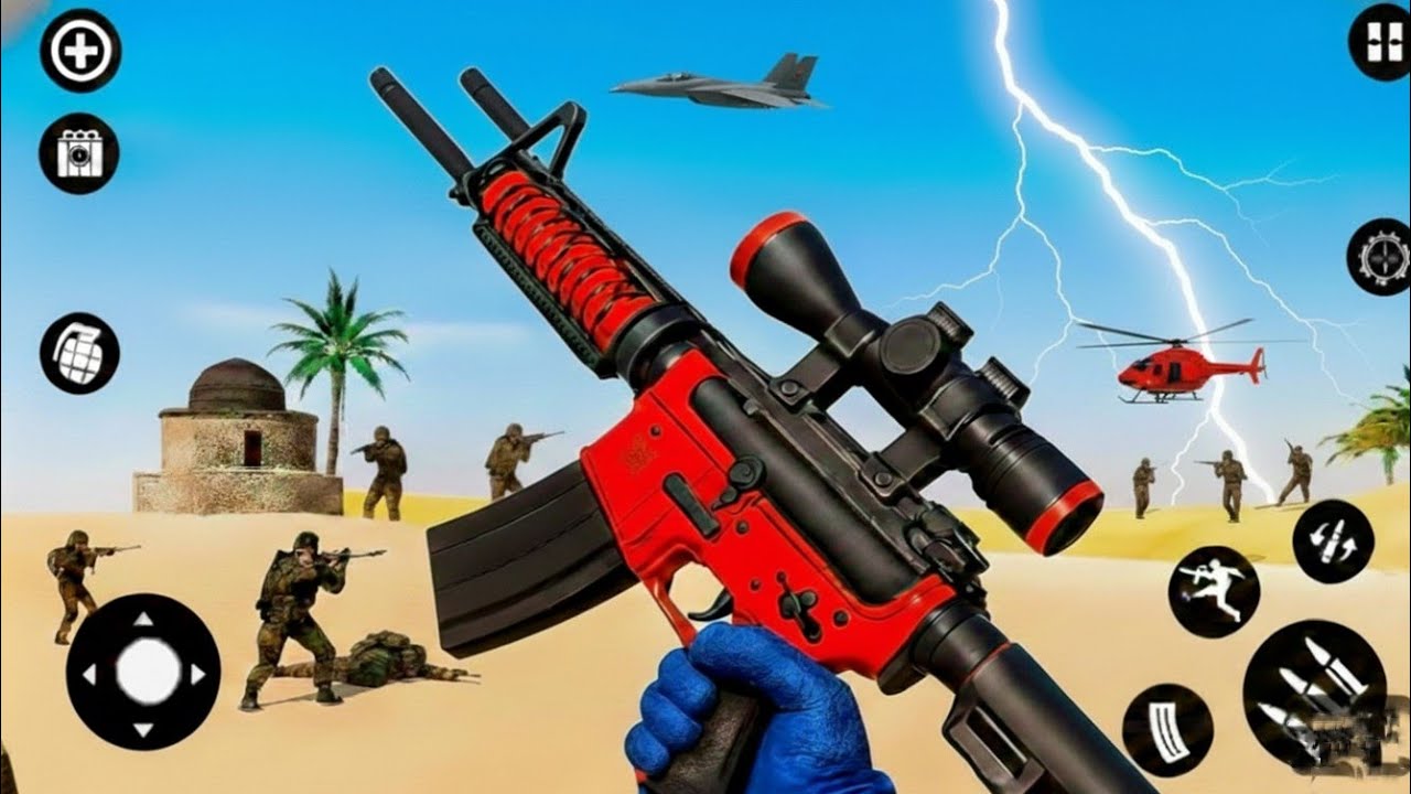 Real Commando Secret Mission: Gun Game Shooting Offline - Banduk Banduk Wala Game - Android Gameplay