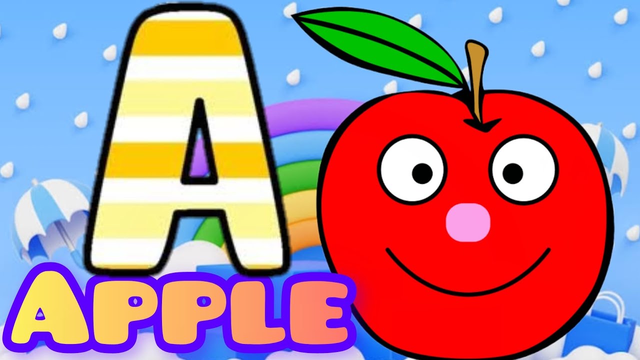 ABC Song for Preschoolers, Fun Learning with A for Apple - YouTube