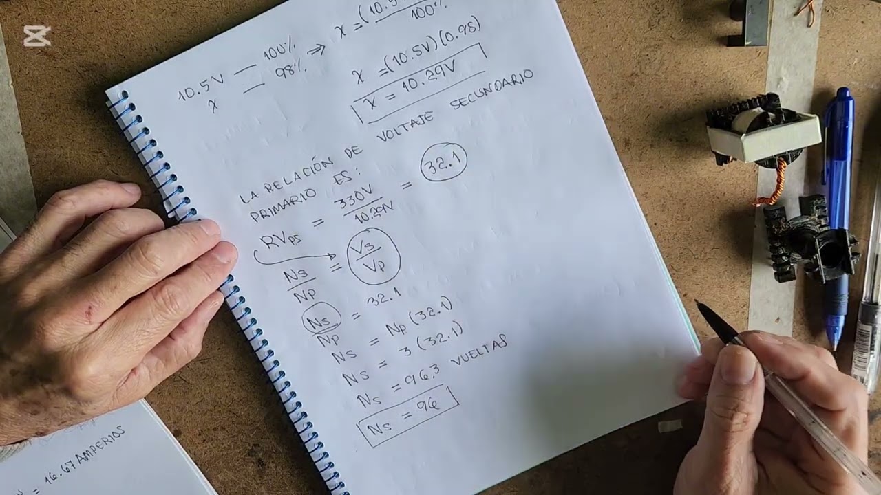 FÁCIL-RÁPIDO TRANSFORMADOR FERRITA CÁLCULOS SENCILLOS.