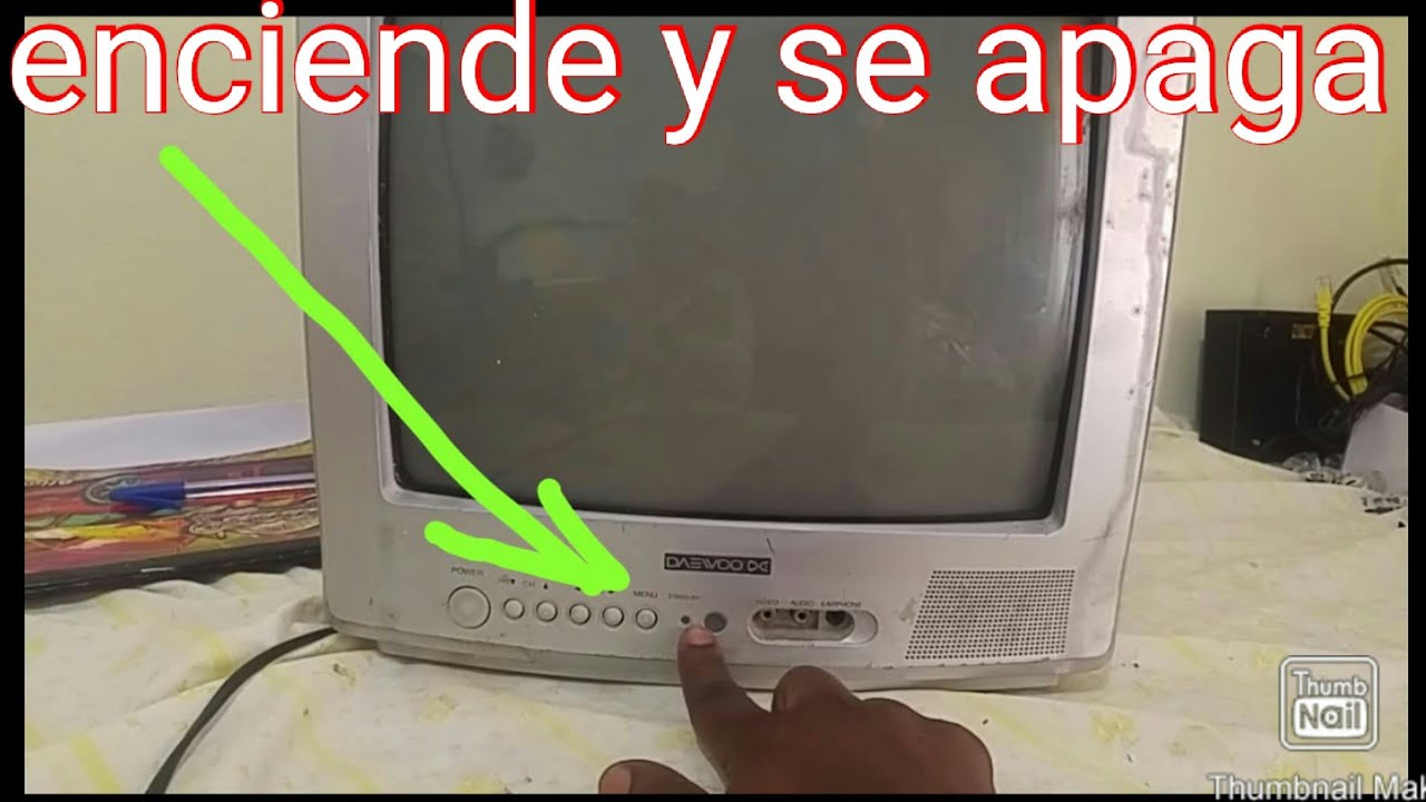 TV DAEWOO CRT NO ENCIENDE // DIAGNOSTICO Y REPARACION