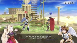 Super Smash Bros. Wii U | Palutena's Temple/Pit Easter Egg - Ike