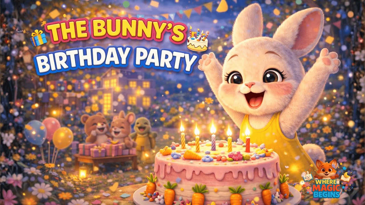 The Bunny's Birthday Party - Children's Story 