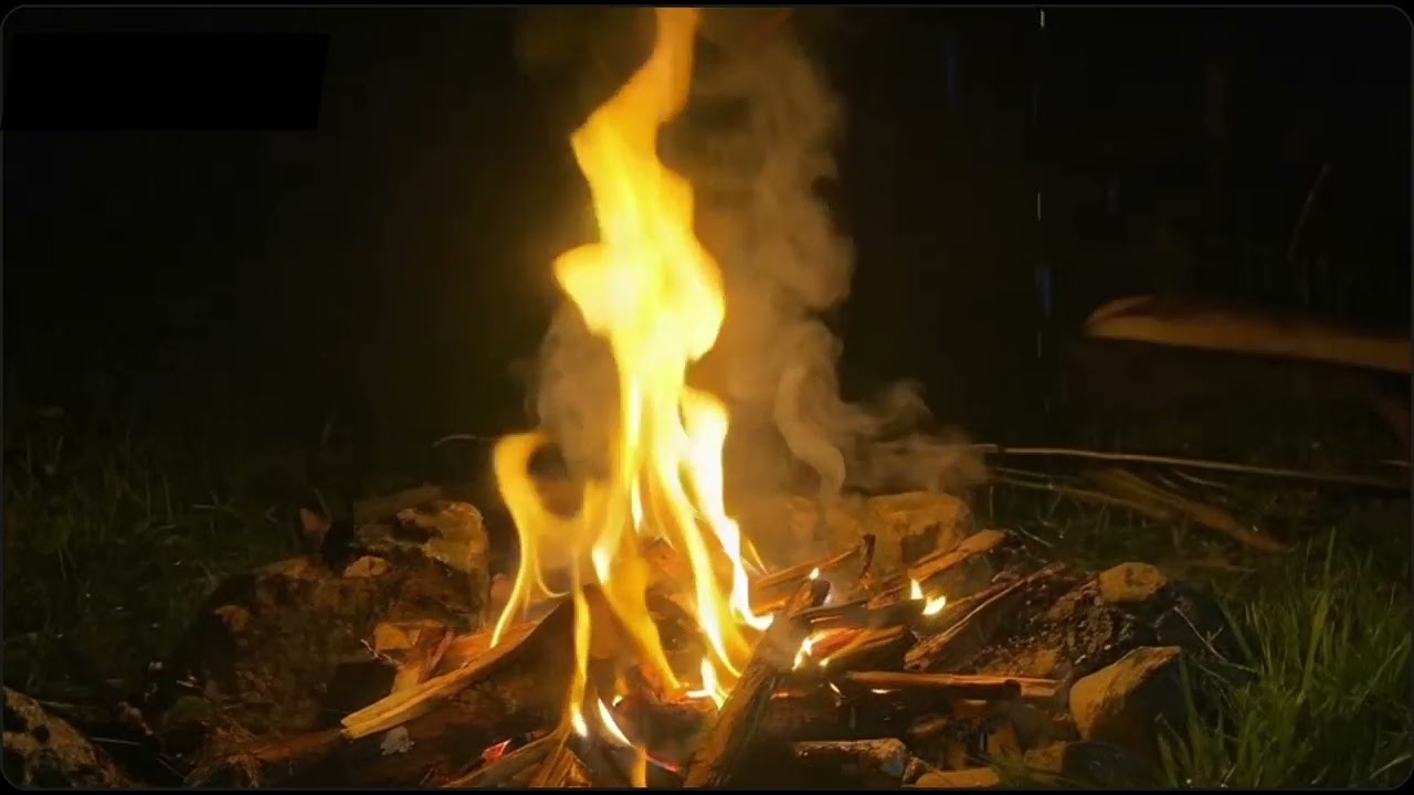 1 Hour Cozy Fireplace Ambience- Crackling Fire Sounds for Relaxing & Sleeping