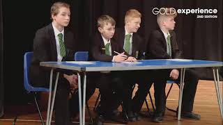 Gold Experience B1 - unit 9 switch on - Finding your voice