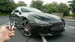 2019 Maserati Ghibli SQ4: Start Up, Test Drive, Walkaround and Review