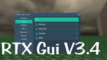 Script Arceus X /Fluxus Hydrogen | RTX Gui V3.4