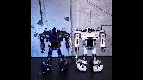 Transformers Alternators Jazz & Shockwave comparison!