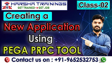 Pega Class 02 | Pega 8.7 Creating New Application Step By Step | Pega Tutorials For Beginners