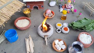 Miniature village cooking| Natural background| minicoocking recipe| #minicooking #village cooking