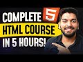 Complete html tutorial in 1  in hindi 2023