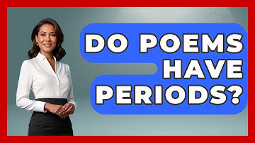 Do Poems Have Periods? - Tales And Texts