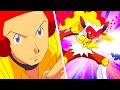 Ash vs flint  full battle  pokemon amv