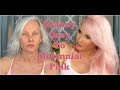 Granny Gray To Millennial Pink: Custom Temporary Hair Color, Wig Application, Makeup