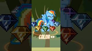 Super Rainbow Dash M.U.G.E.N - All 94 Palettes (Oh My Gosh) #fypシ #mugen #mlp #mylittlepony #funny