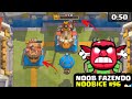 NOOB FAZENDO NOOBICE #96 - MOMENTOS ENGRAÇADOS NO CLASH ROYALE | FUNNY MOMENTS