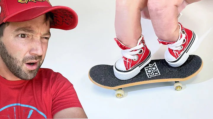 I TRIED FINGERBOARDING SHOES = Hardest Thing Ever