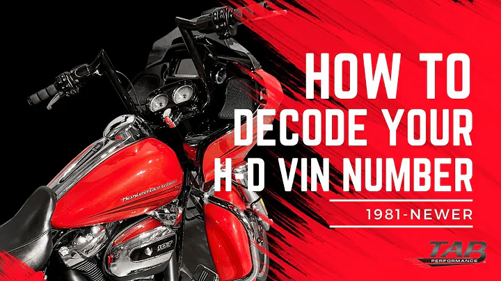 Harley Davidson VIN Decoder - How to Decipher Your Motorcycle's Unique Identification Number