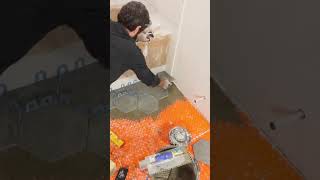 Hexagon Tile Floor Tips - #shorts