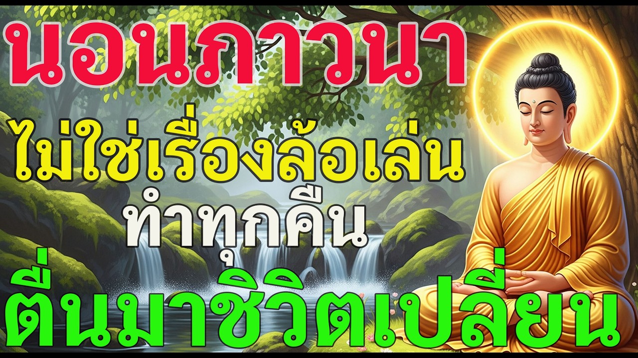 🙏 นอนภาวนา ไม่ใช่เรื่องล้อเล่น ทำทุกคืน ตื่นมาชิวิตเปลี่ยน