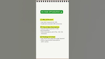 Shopify SEO Checklist