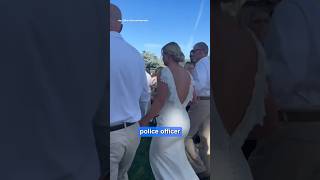 Bride has police officer who arrested her abusive father walk her down the aisle