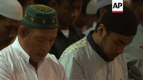Presiden Joko Widodo hadiri doa bersama untuk menandai dimulainya bulan Ramadan