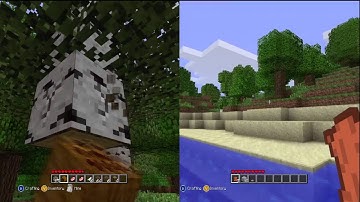 Minecraft Xbox 360 Splitscreen Edition W/ UnlawfulExile Part 1: Survival of the fittest...