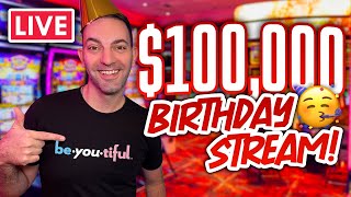 🔴 The It's My Birthday, so I'm Spinning $100,000.00 Live Stream at Plaza Las Vegas