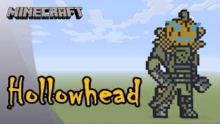 Minecraft: Pixel Art Tutorial: Hollowhead (Fortnite Battle Royale)
