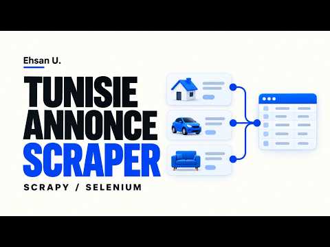 Python | Scrapy | Selenium based scraper for tunisie-annonce.com