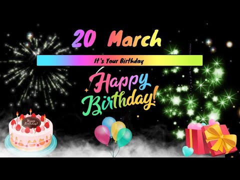 20 March| It's Your Birthday| Happy Birthday to You|@Edit_with_Varghese #20March_Happy_Birthday